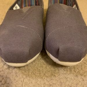 TOMS grey ash canvas